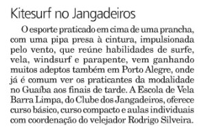 Jornal do Comércio - Panorama Clubes - 03.04.2014